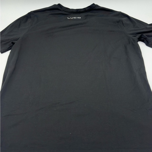 LUCID Motors Logo T-SHIRT Black XL Genuine Electric Car Stretch Fit - Picture 7 of 11